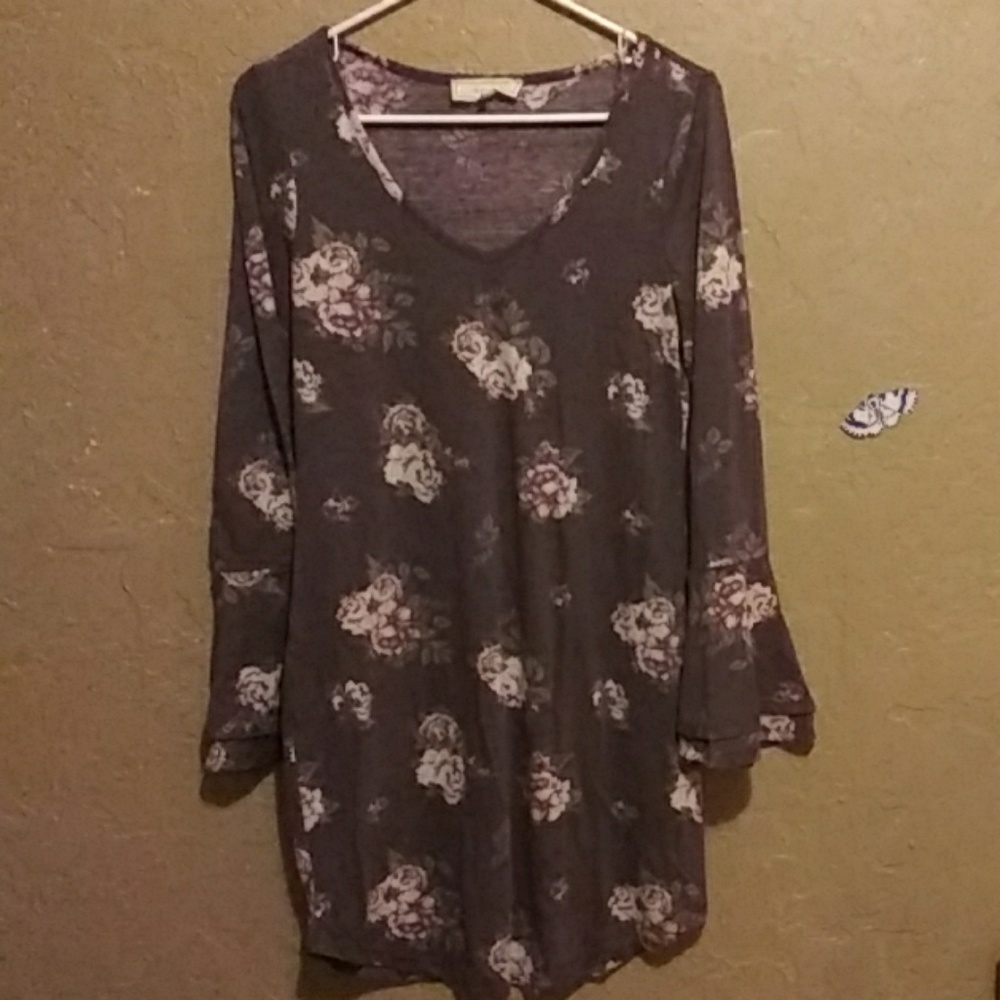 Purple flower dress